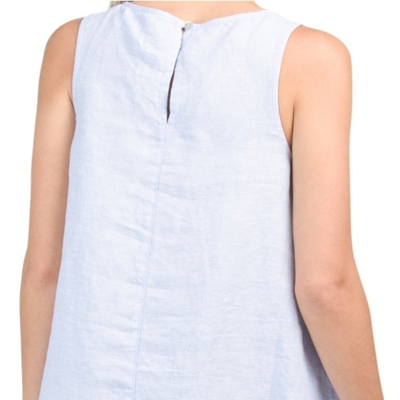 cynthia Rowley Linen Trapeze Short Dress - Picture 4 of 4